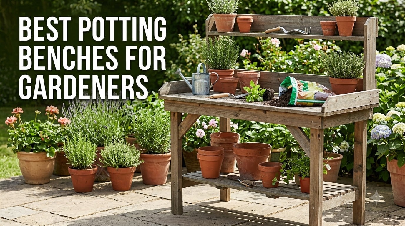 best potting benches for gardeners