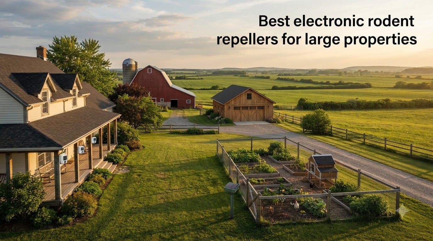Best electronic rodent repellers for large properties