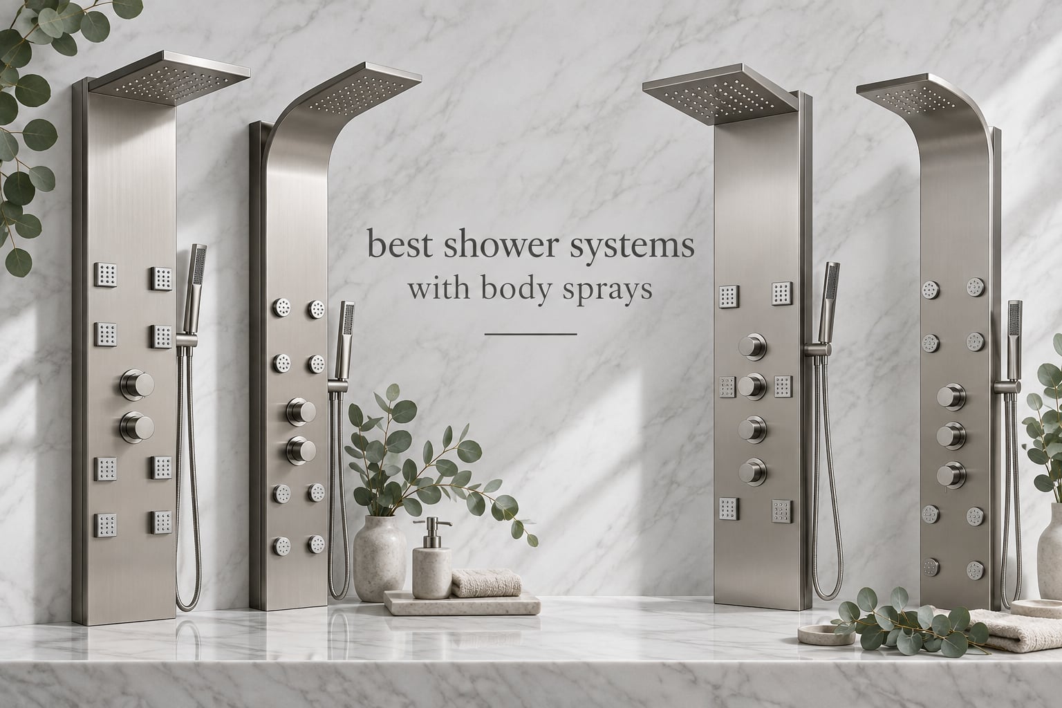 best shower systems with body sprays