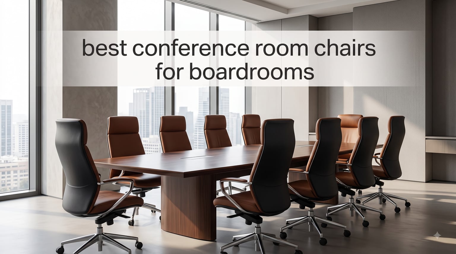 best conference room chairs for boardrooms