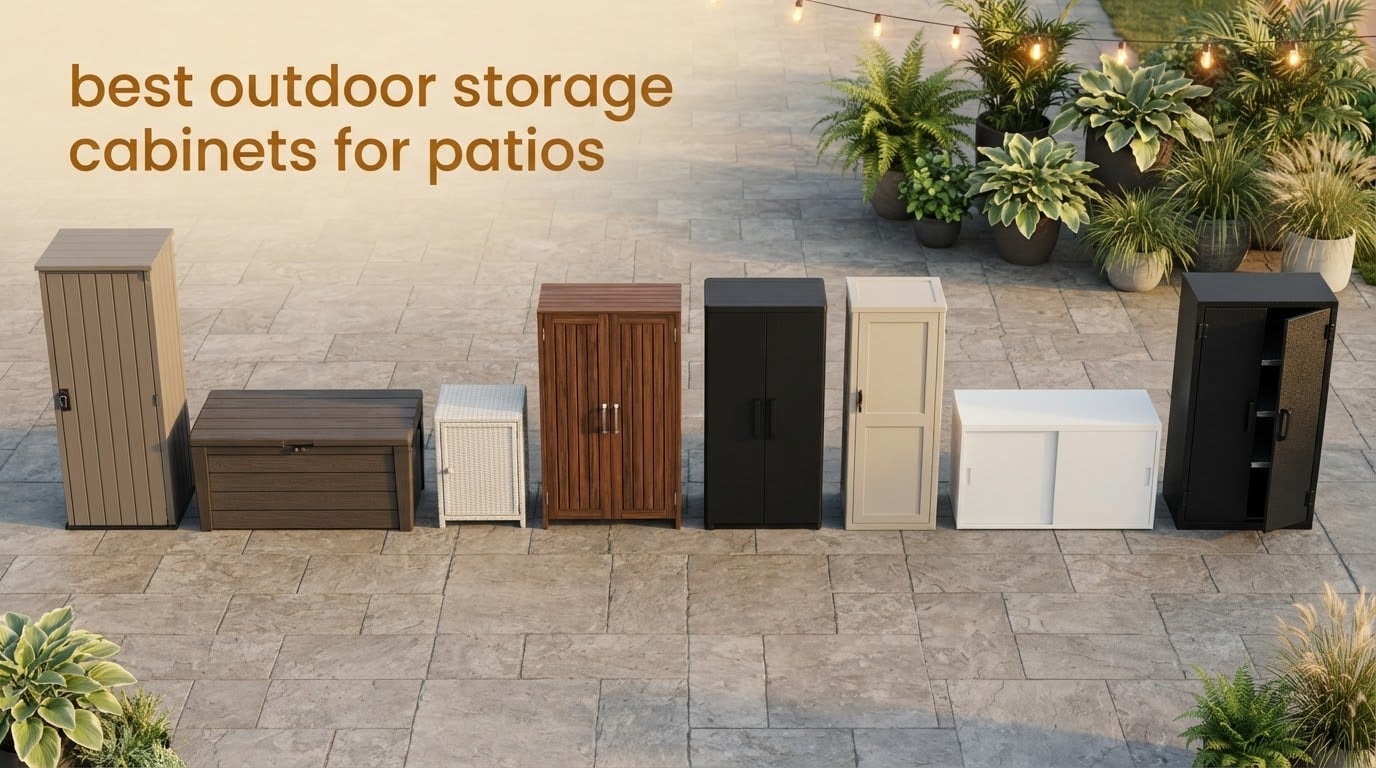 best outdoor storage cabinets for patios