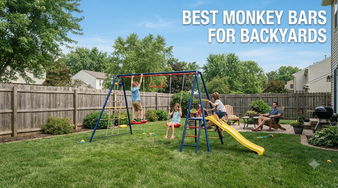 best monkey bars for backyards
