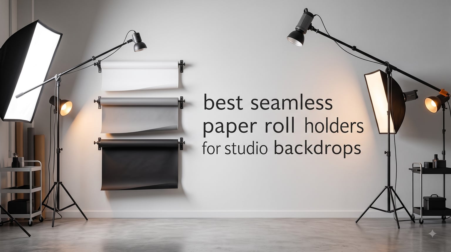 best seamless paper roll holders for studio backdrops