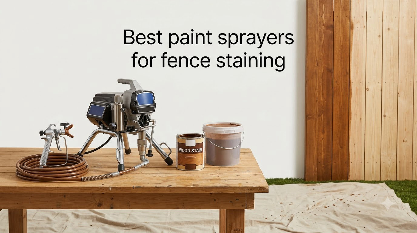 Best paint sprayers for fence staining