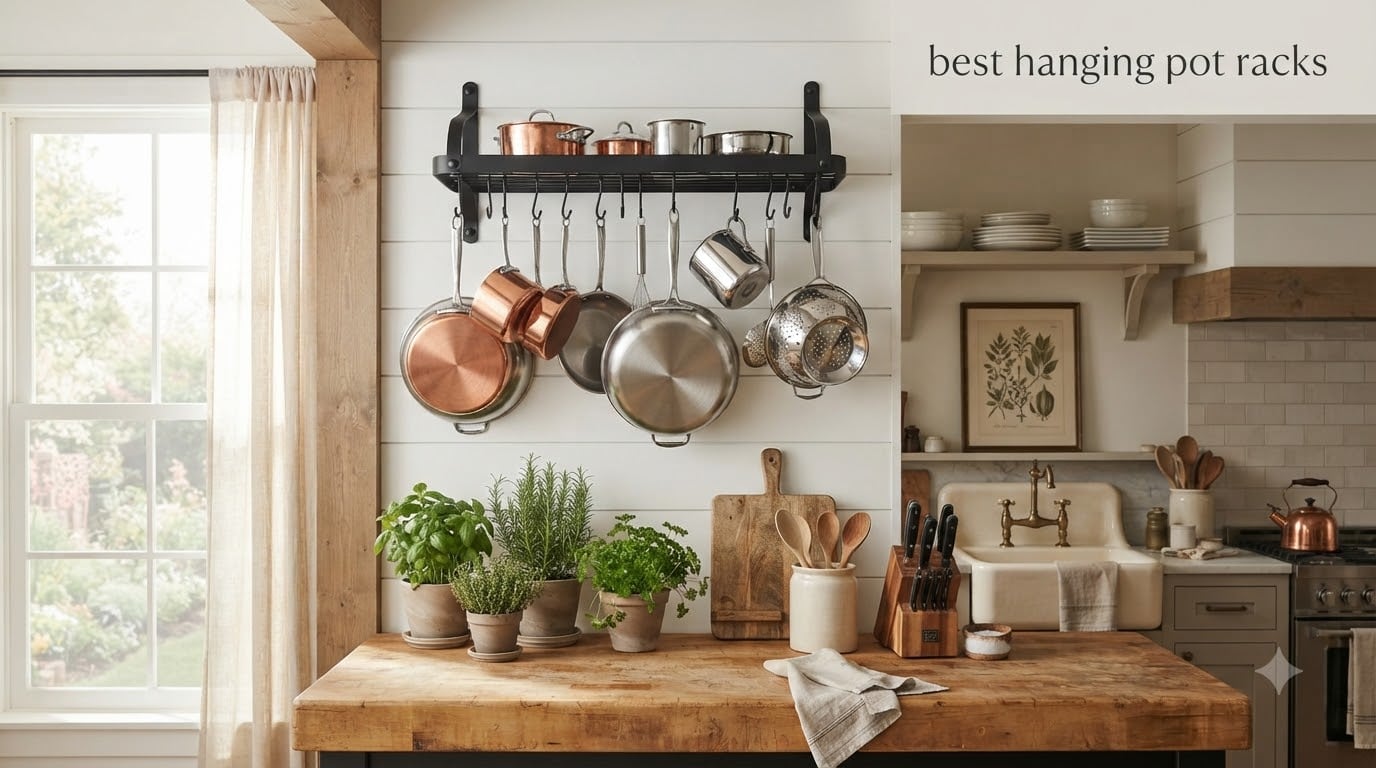 best hanging pot racks