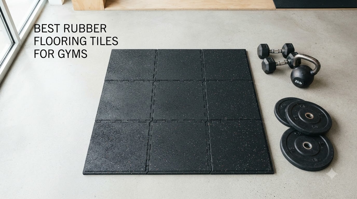 best rubber flooring tiles for gyms