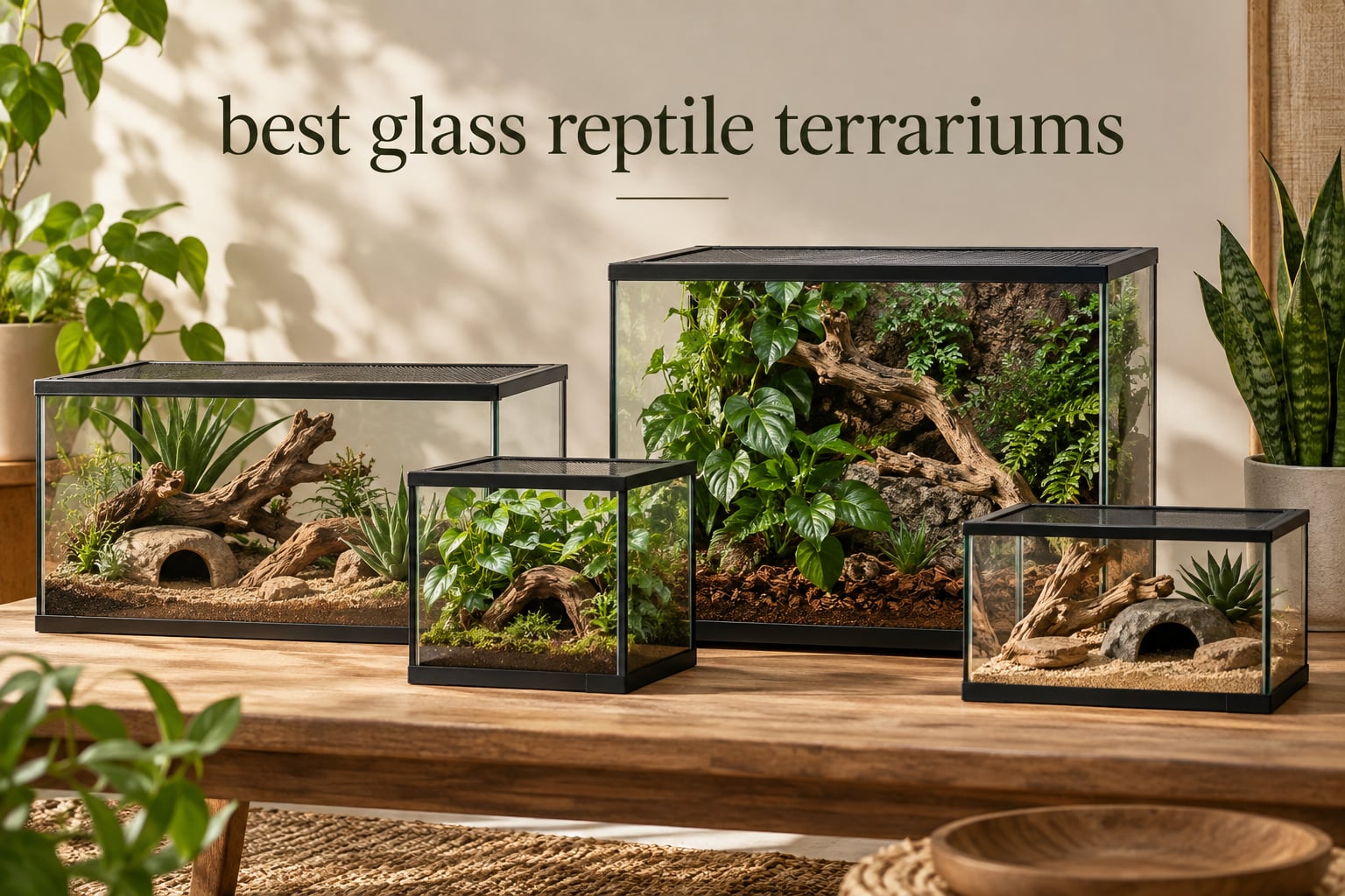 best glass reptile terrariums