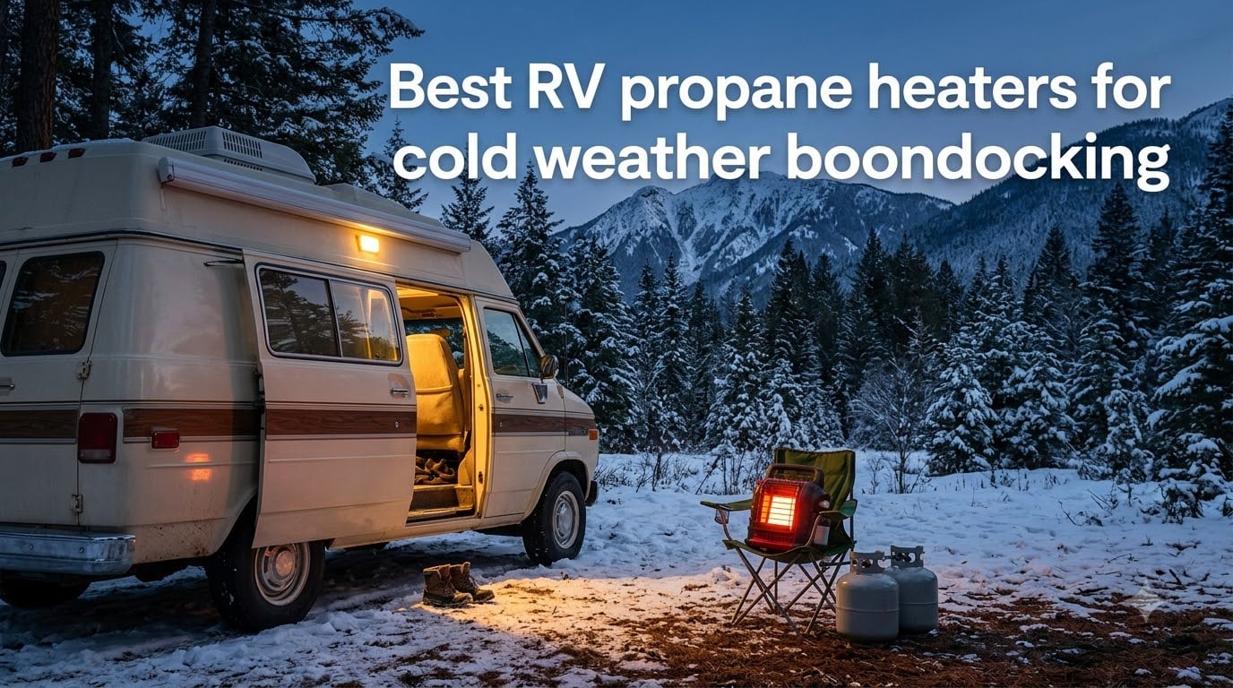 Best RV propane heaters for cold weather boondocking