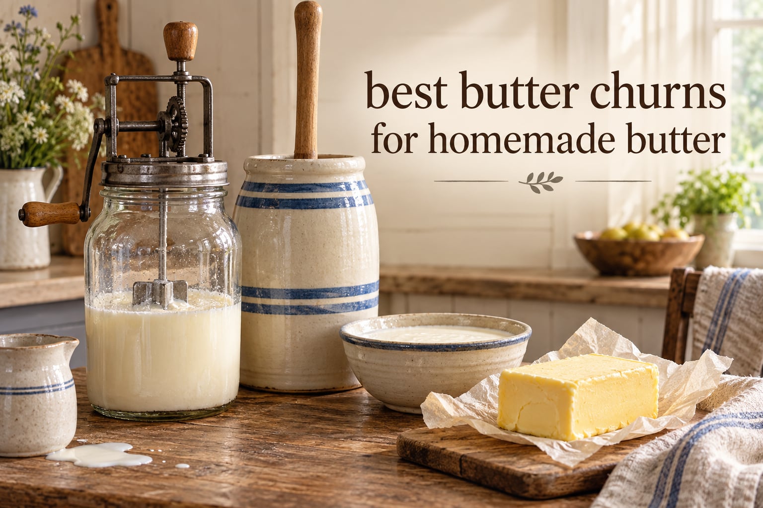 best butter churns for homemade butter
