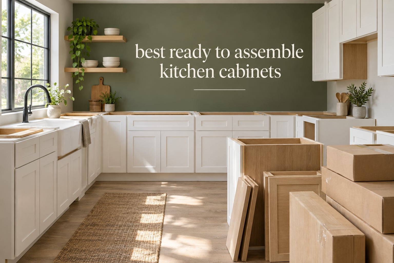 best ready to assemble kitchen cabinets