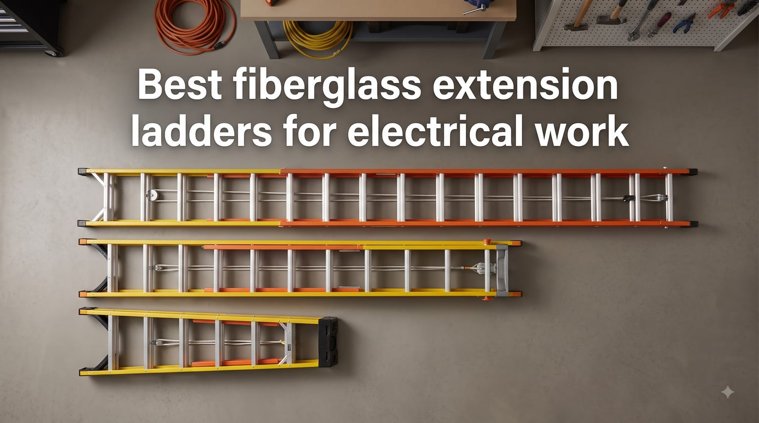 Best fiberglass extension ladders for electrical work
