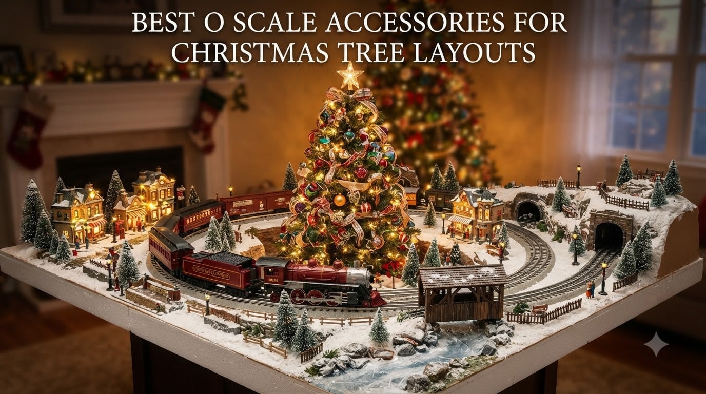 best o scale accessories for christmas tree layouts