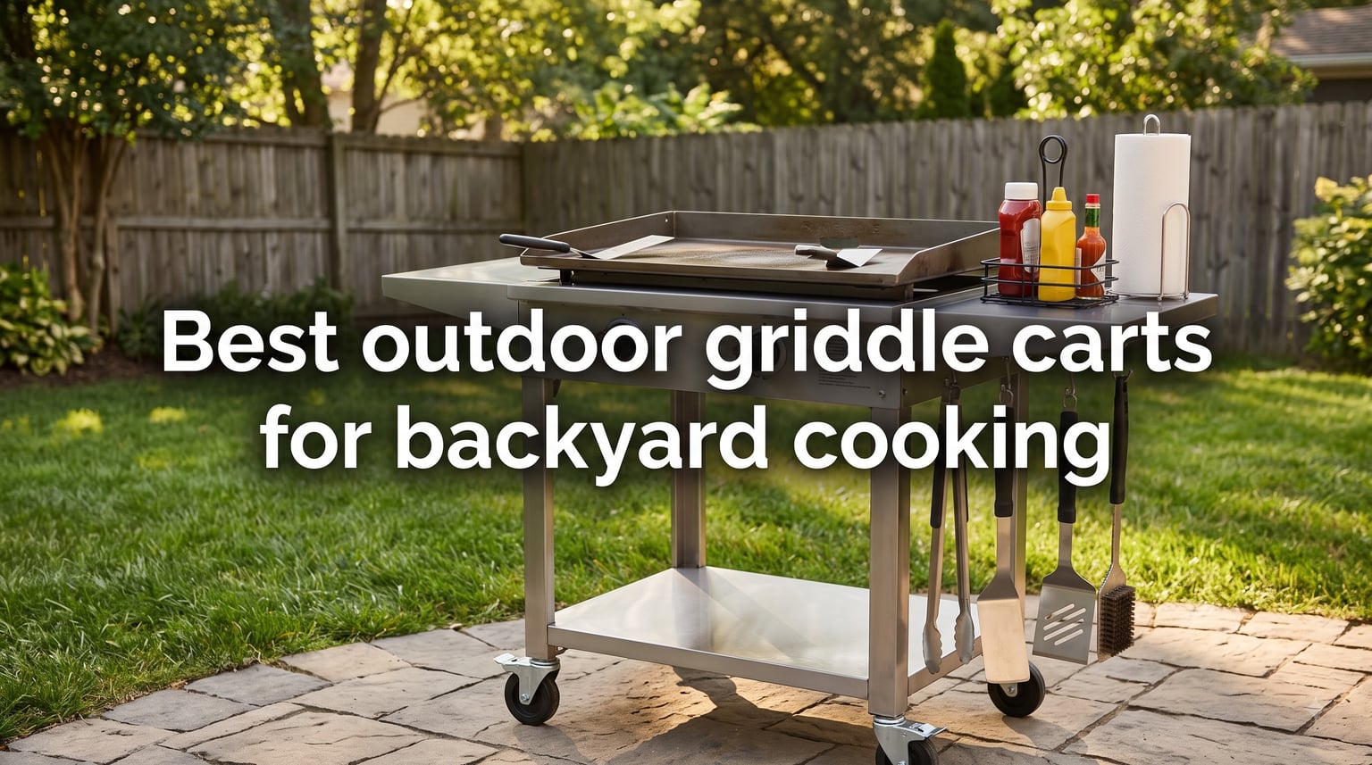 Best outdoor griddle carts for backyard cooking