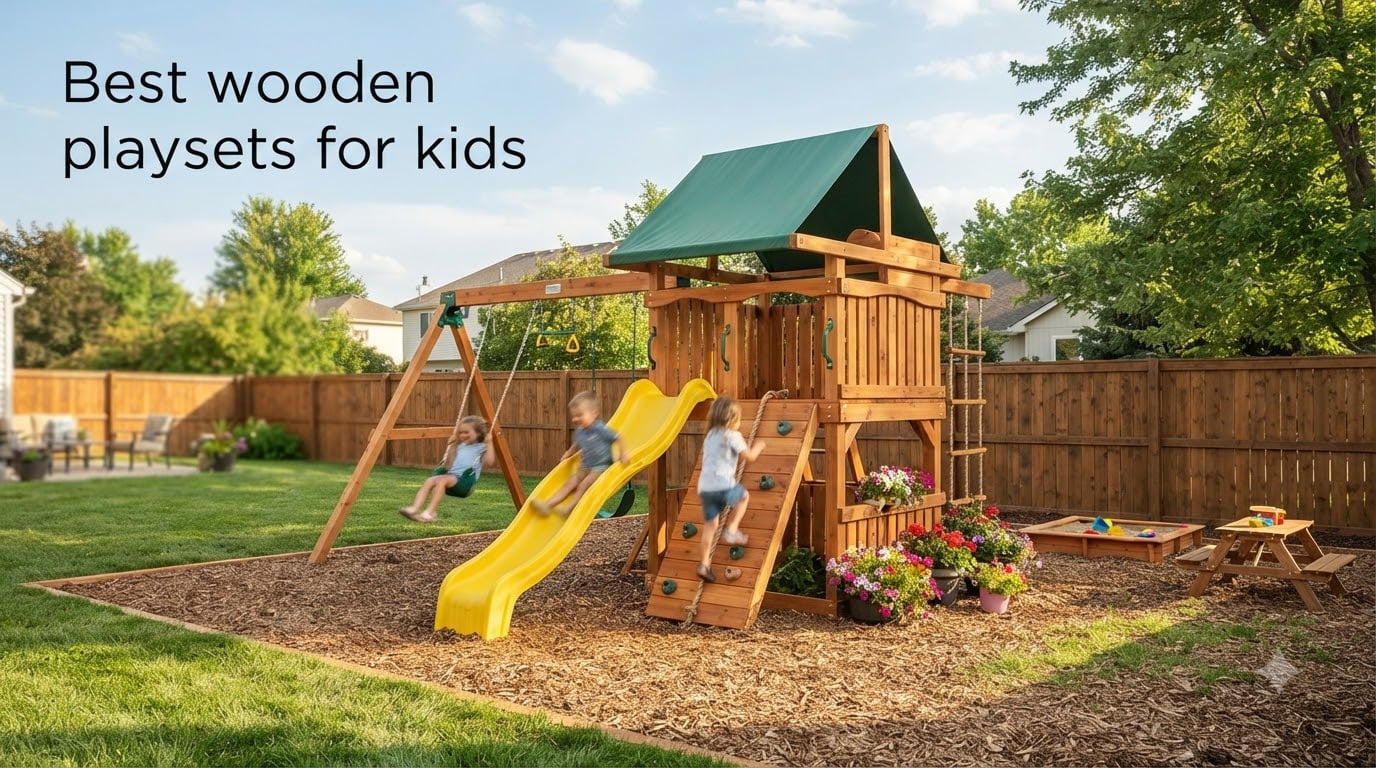 Best wooden playsets for kids