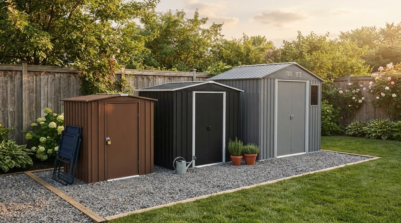 best metal tool sheds for backyards