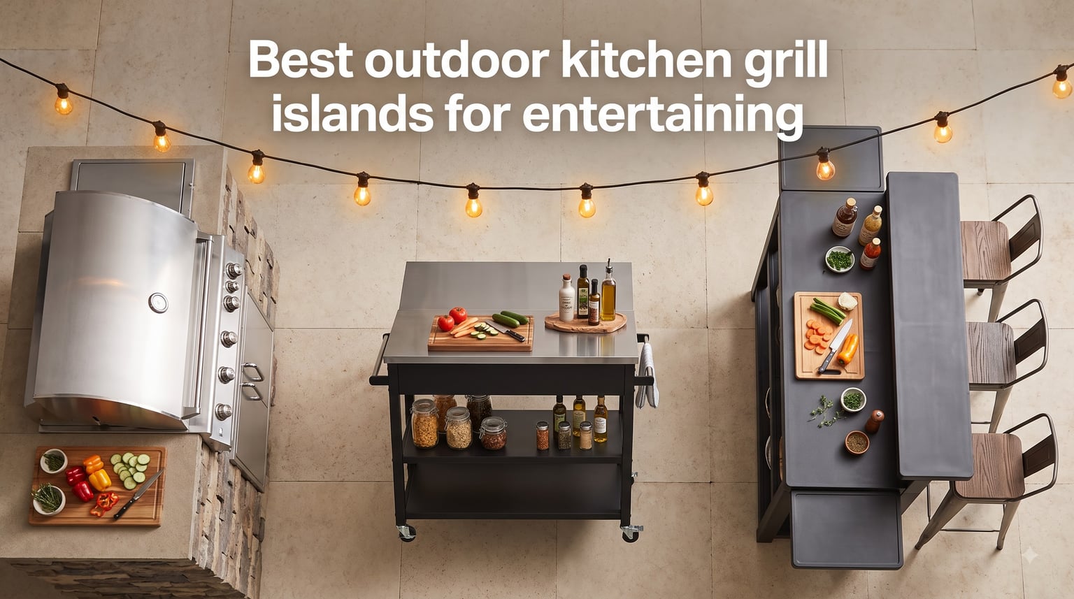 Best outdoor kitchen grill islands for entertaining