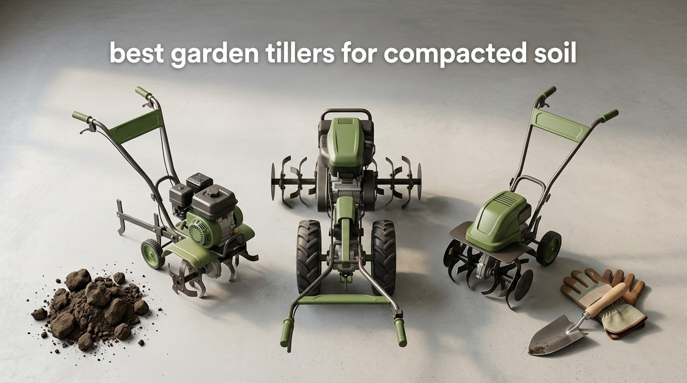 best garden tillers for compacted soil