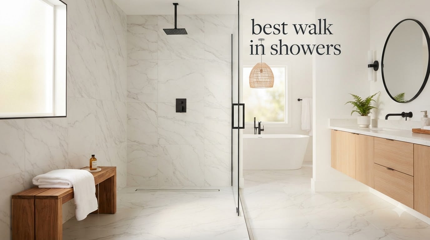 best walk in showers