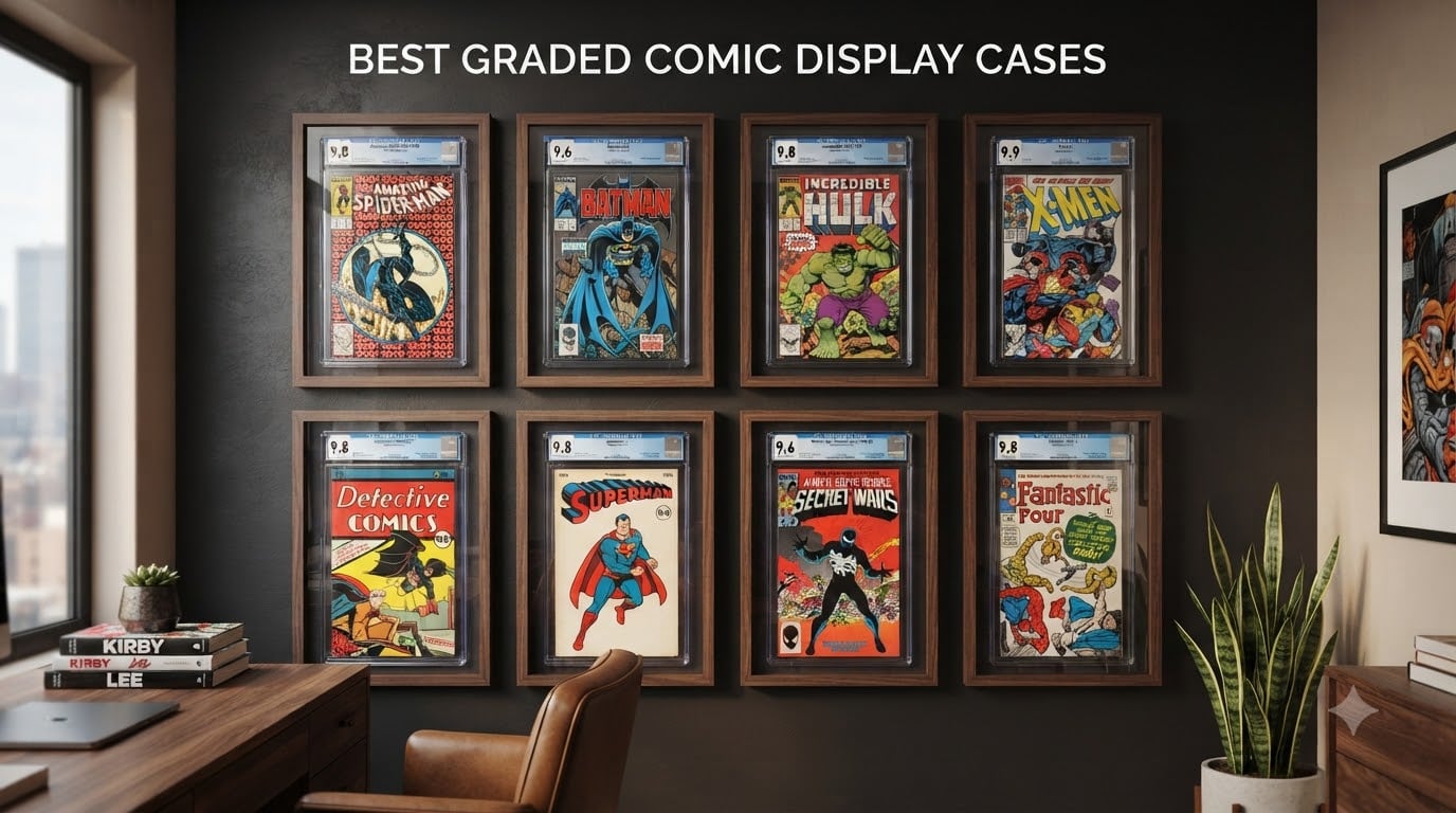 best graded comic display cases