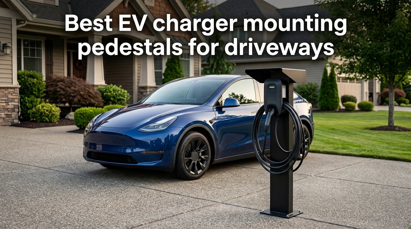 Best EV charger mounting pedestals for driveways