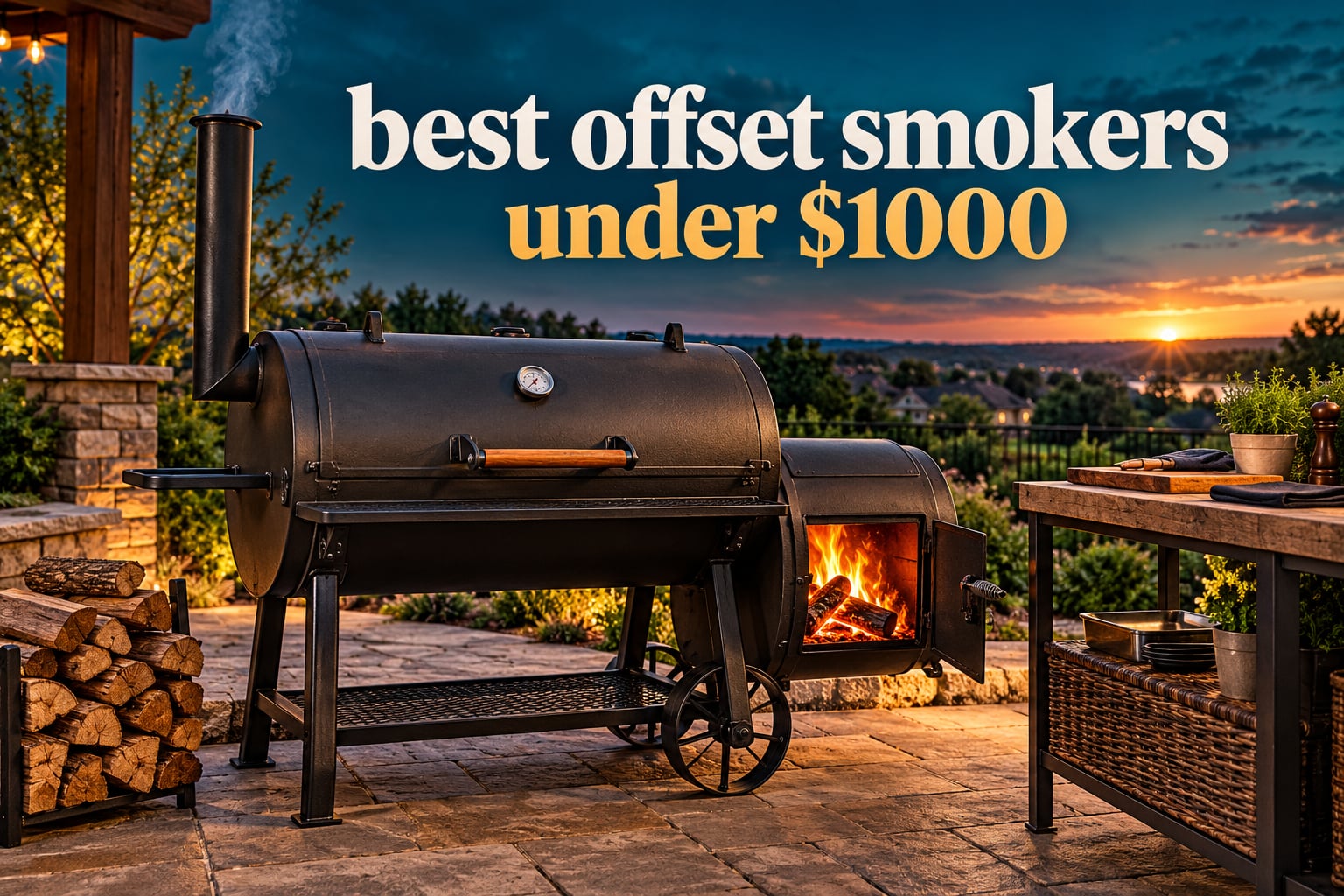 best offset smokers under $1000