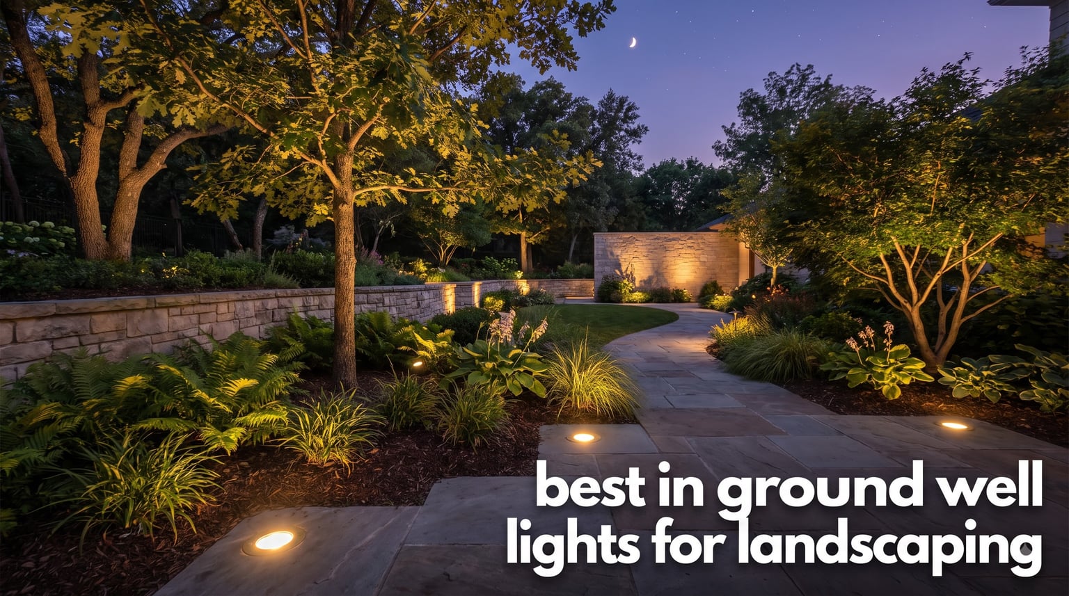 best in ground well lights for landscaping