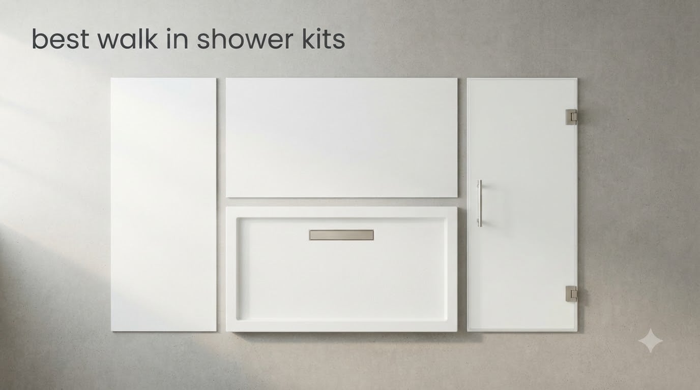 best walk in shower kits