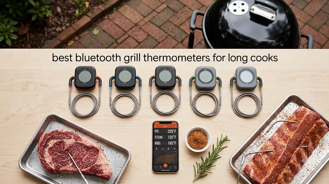 best bluetooth grill thermometers for long cooks