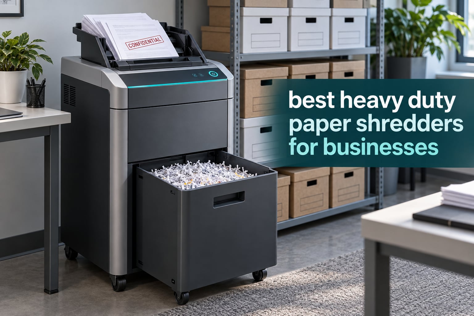 best heavy duty paper shredders for businesses