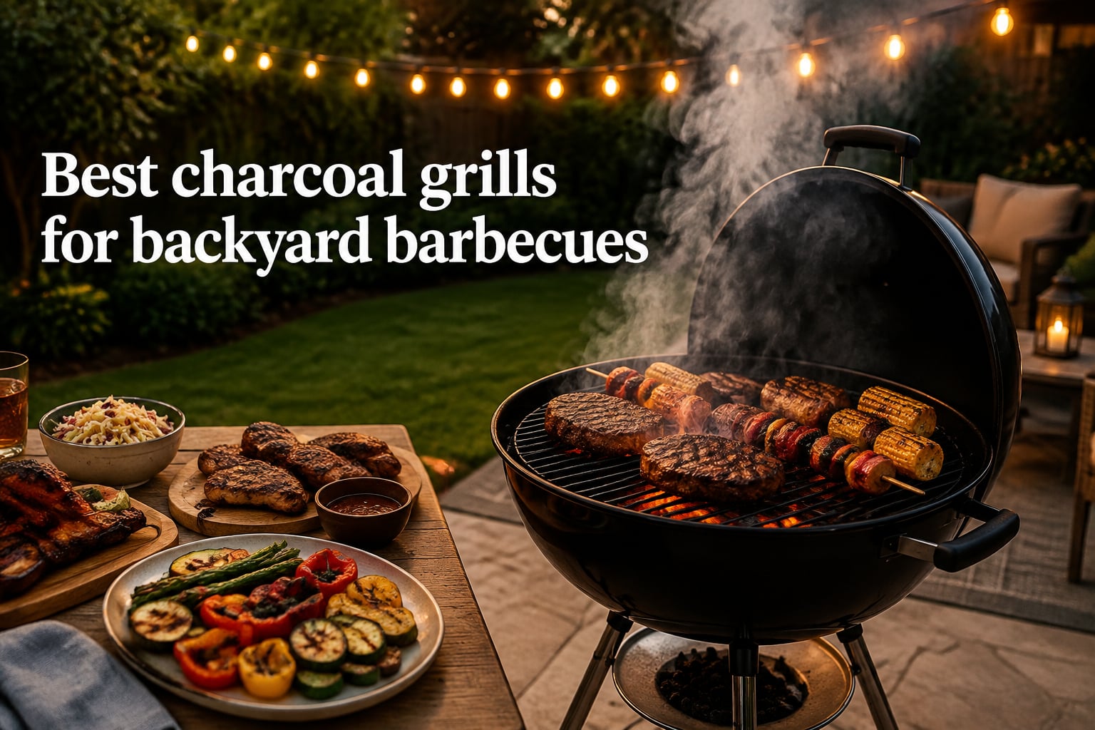 Best charcoal grills for backyard barbecues