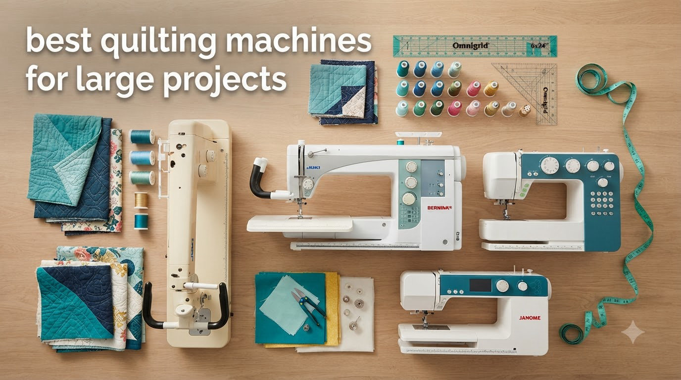 best quilting machines for large projects