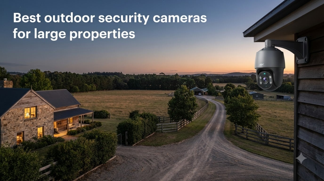 Best outdoor security cameras for large properties