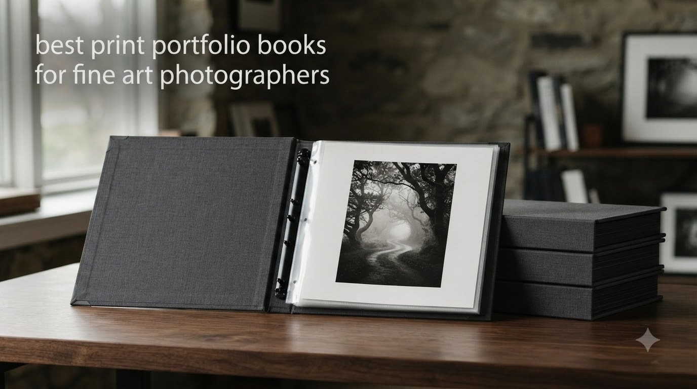 best print portfolio books for fine art photographers