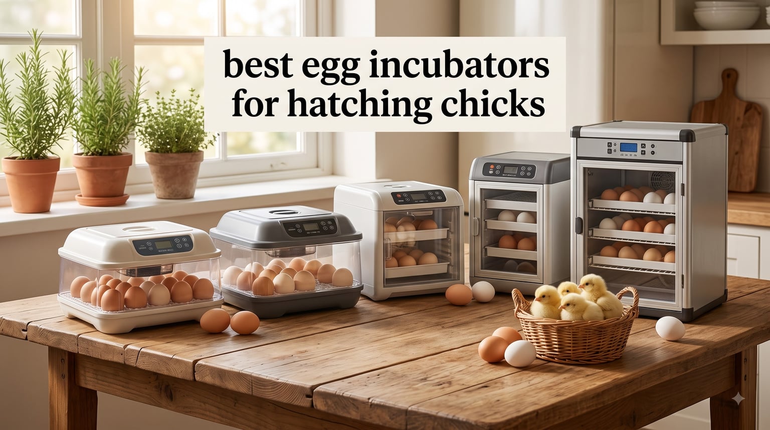 best egg incubators for hatching chicks