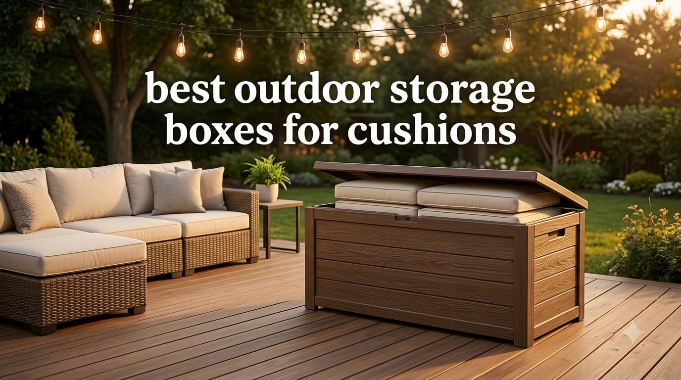 best outdoor storage boxes for cushions