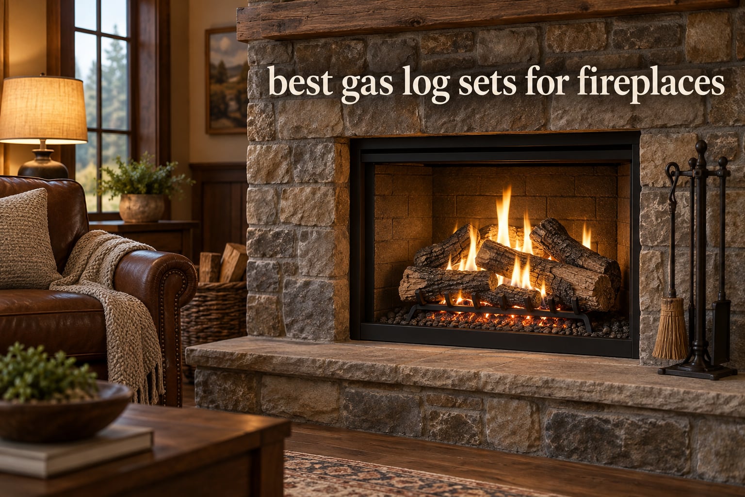 best gas log sets for fireplaces