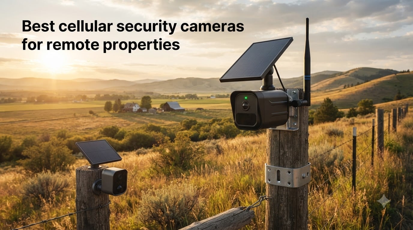 Best cellular security cameras for remote properties