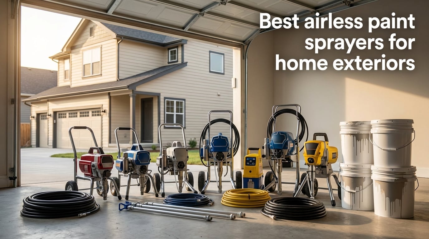 Best airless paint sprayers for home exteriors