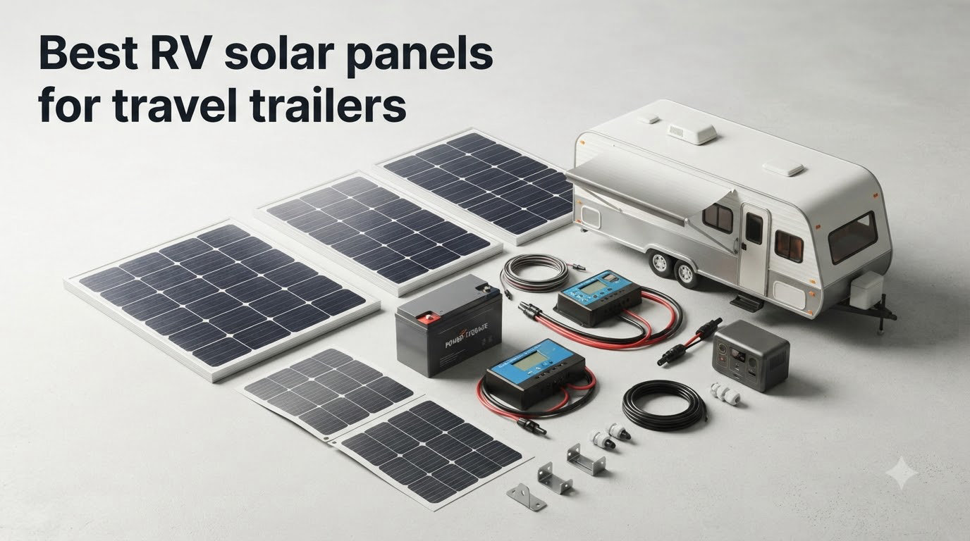 Best RV solar panels for travel trailers