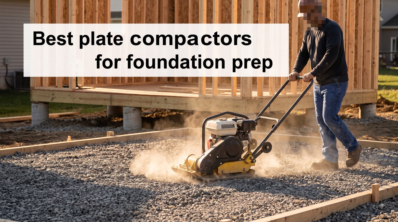 Best plate compactors for foundation prep