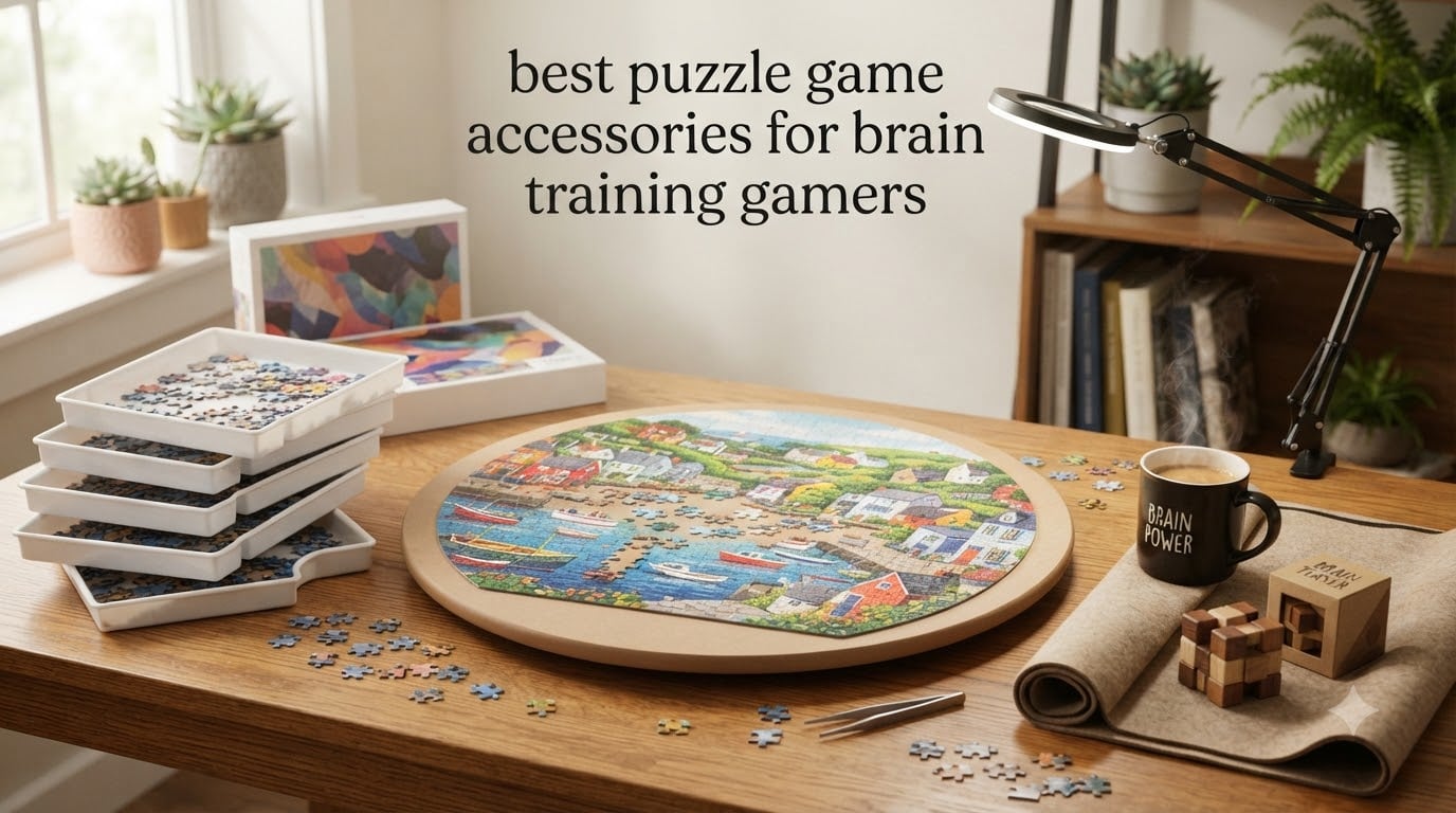 best puzzle game accessories for brain training gamers