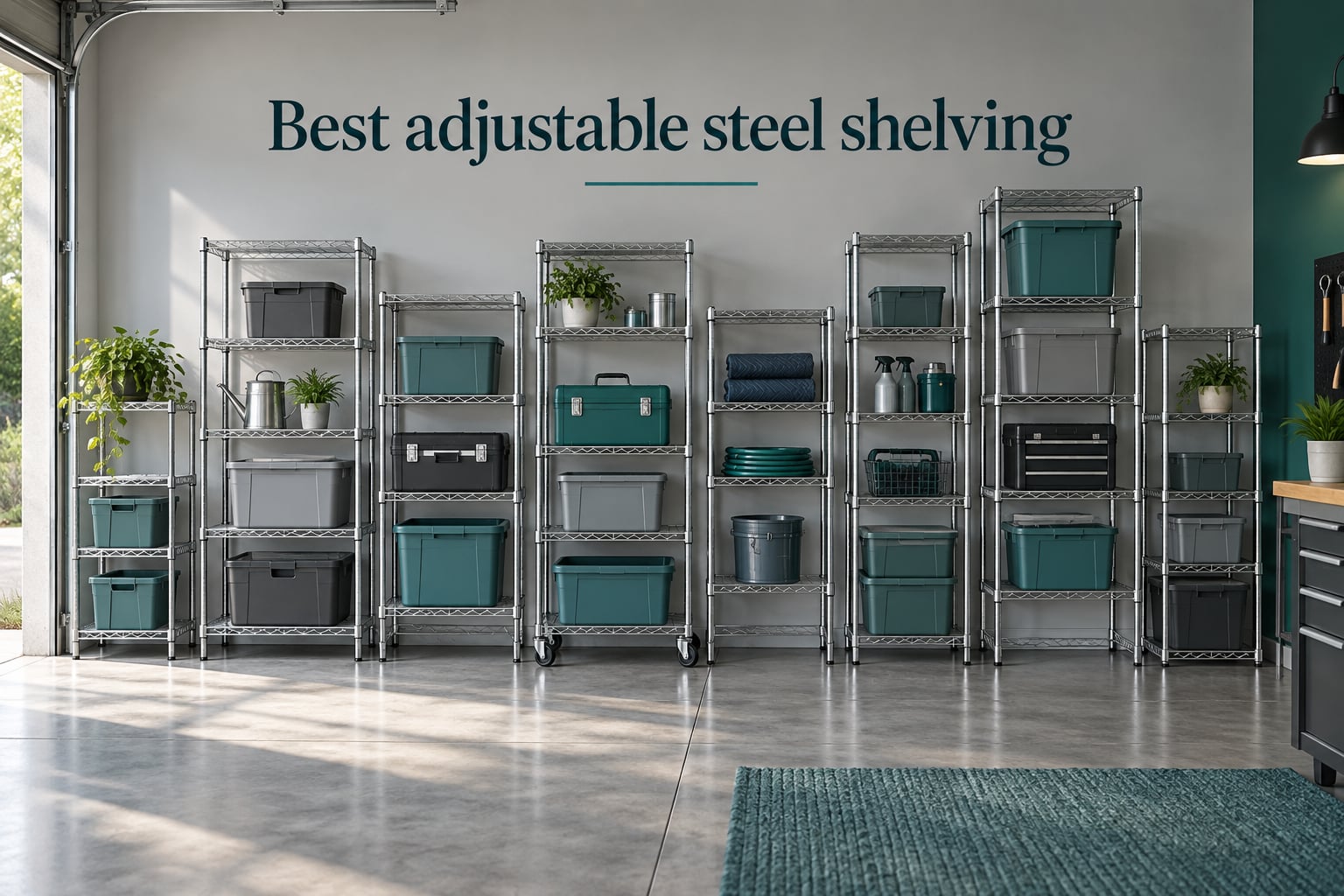 Best adjustable steel shelving