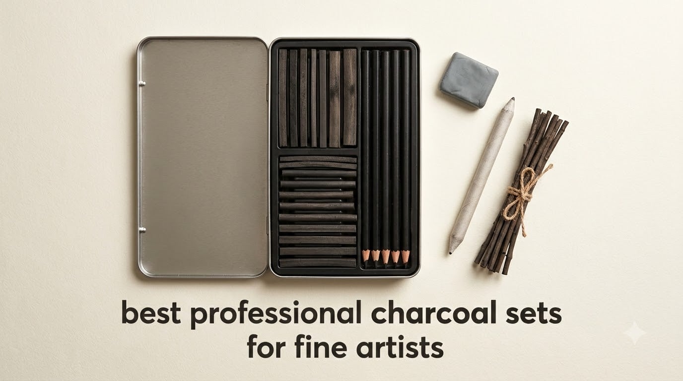 best professional charcoal sets for fine artists