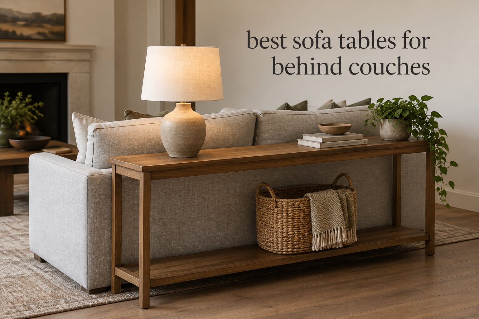 best sofa tables for behind couches