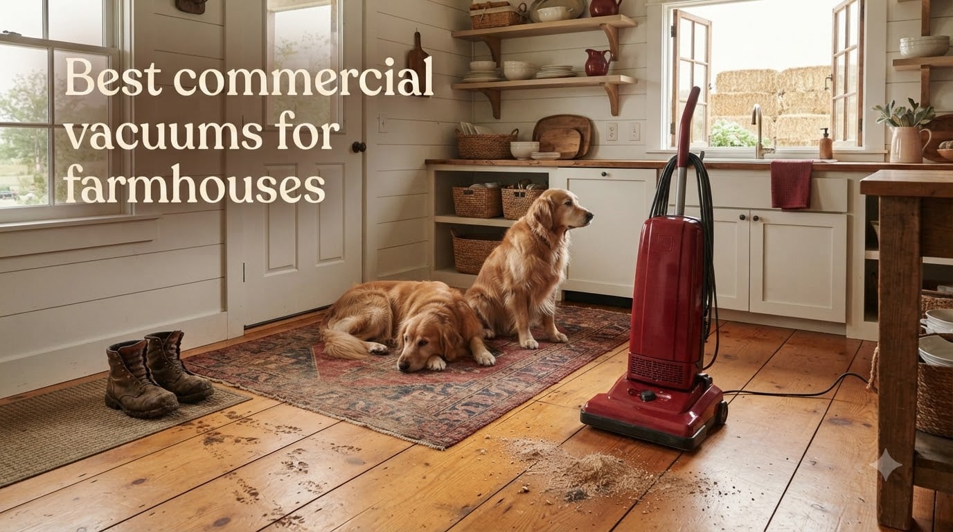Best commercial vacuums for farmhouses