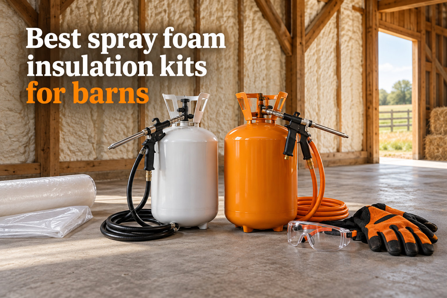 Best spray foam insulation kits for barns