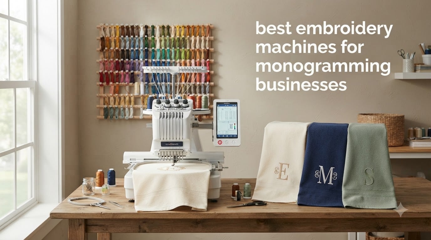 best embroidery machines for monogramming businesses