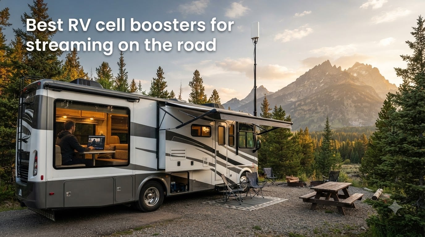 Best RV cell boosters for streaming on the road