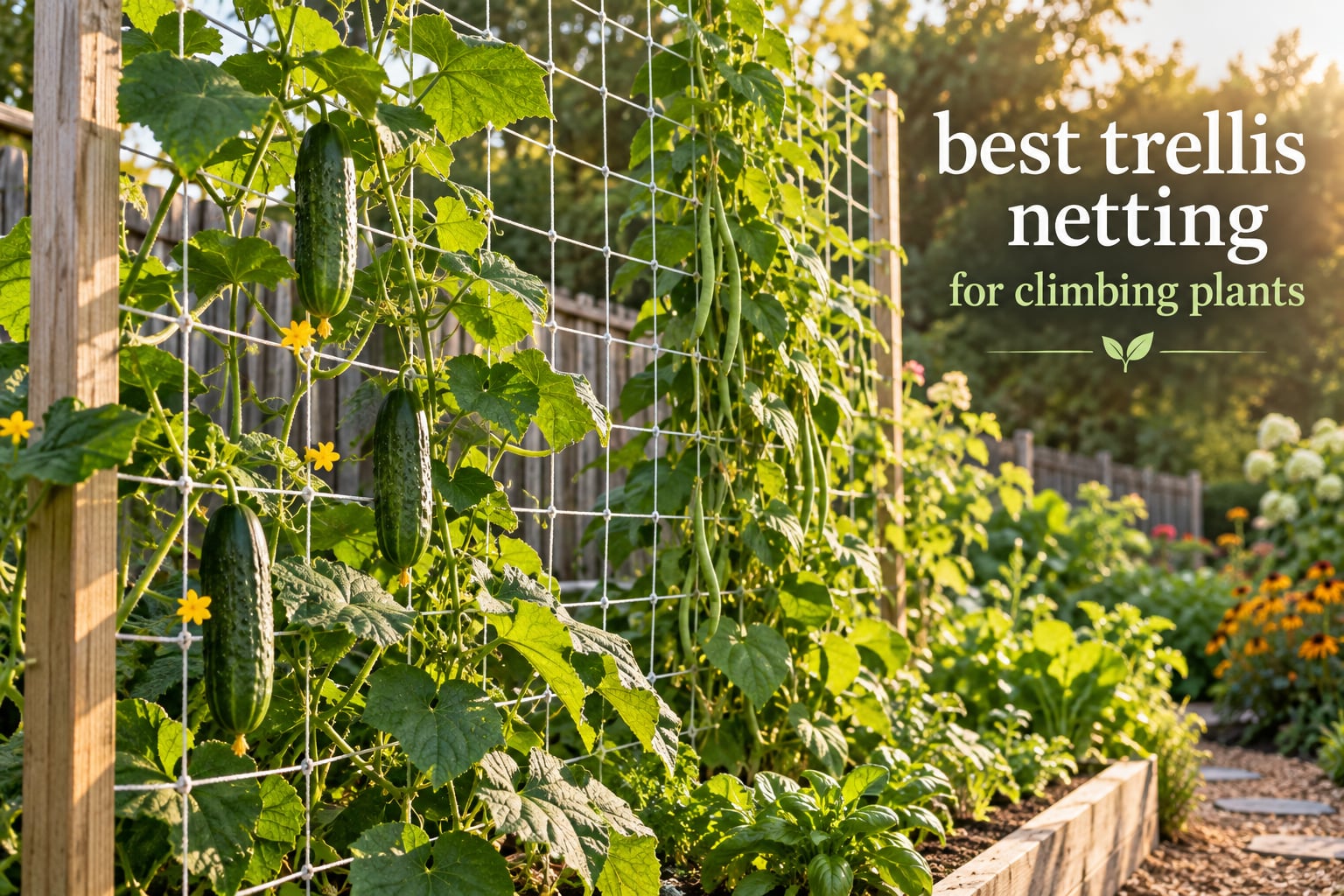 best trellis netting for climbing plants