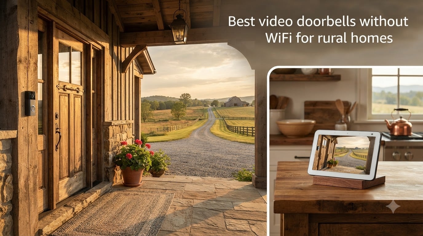 Best video doorbells without WiFi for rural homes